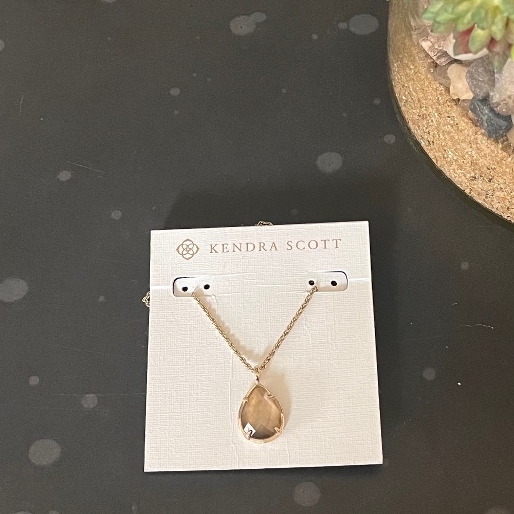 Gold Brown MOP Kiri Necklace